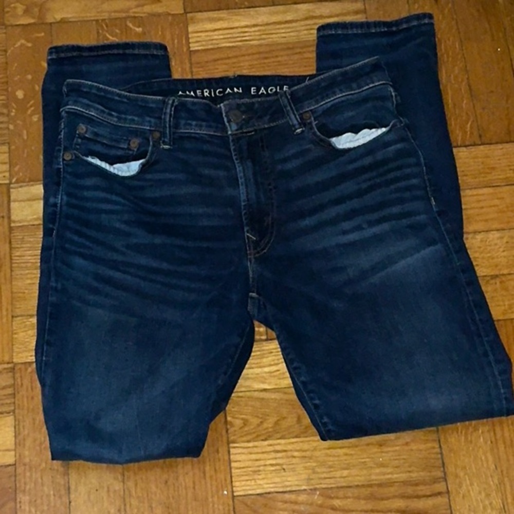 American Eagle, Slim Jeans, Men’s Size 33 X 32 - Picture 3 of 13